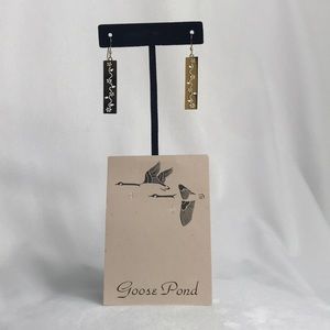 🌻3/25🌻 24k Gold Plated Floral Dangle Earrings